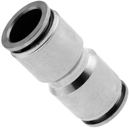 VIXEN AIR VXA8212-2 PUSH TO CONNECT (PTC) UNION STRAIGHT PNEUMATIC FITTING FOR 1/2" OD HOSES (2 PACK) image 1