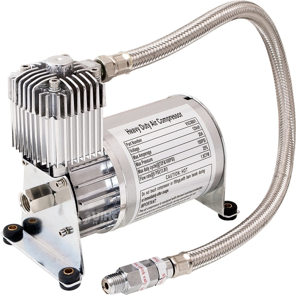 VIXEN HORNS VXO8805 0.5 GALLON AIR TANK WITH 150 PSI AIR COMPRESSOR ONBOARD AIR SYSTEM image 5