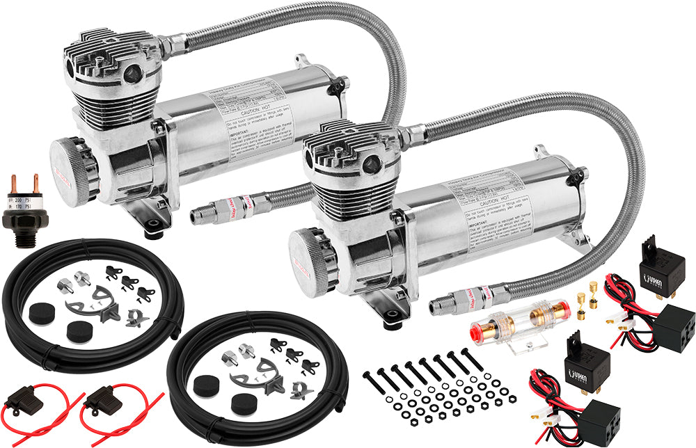 VIXEN AIR VXC480CDP 200 PSI AIR COMPRESSOR (DUAL PACK) image 0