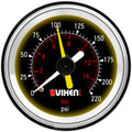 VIXEN AIR VXA7222LB 2" DUAL NEEDLE AIR PRESSURE GAUGE BLACK image 0