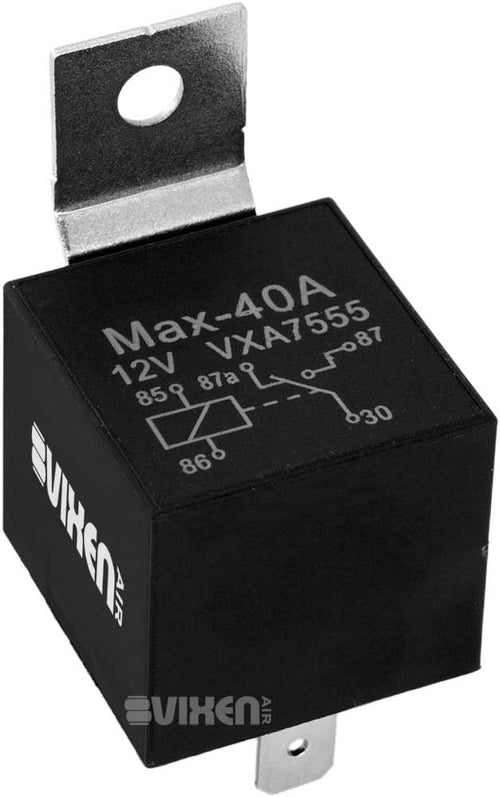 VIXEN AIR VXA7549 5-PIN UNIVERSAL RELAY 12V/40A WITH PRE-WIRED QUICK CONNECT RELAY PLUG/SOCKET image 1