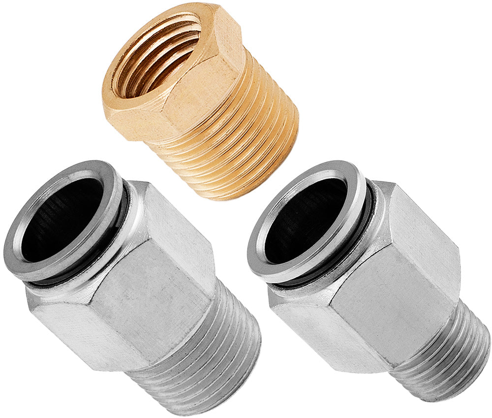 VIXEN AIR VXK3914B 3/8" NPT IN-LINE ALUMINUM AIR FILTER/WATER TRAP KIT BLACK image 4