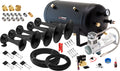 VIXEN HORNS VXO8350/5901B QUINTUPLE TRUMPET ABS TRAIN AIR HORN BLACK WITH 5 GALLON TANK AND 200 PSI COMPRESSOR image 0