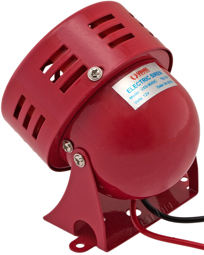 VIXEN HORNS VXS-9050C MINI MOTOR DRIVEN ELECTRIC SIREN RED image 1