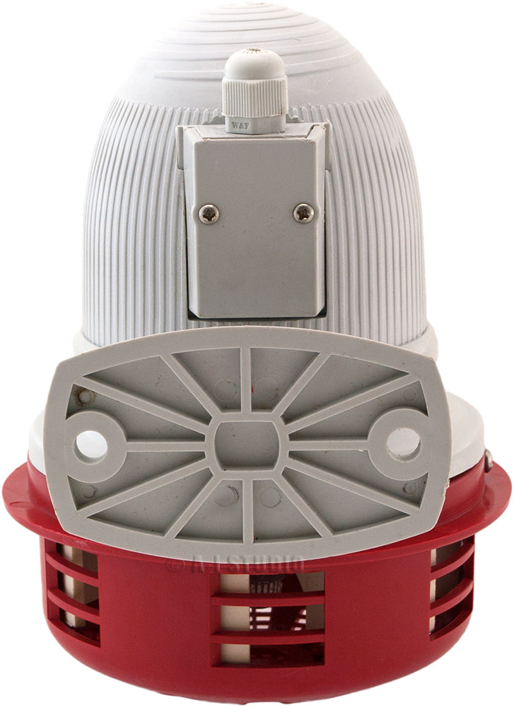 VIXEN HORNS VXS-9080SCL MOTOR DRIVEN ELECTRIC SIREN RED/GRAY image 2