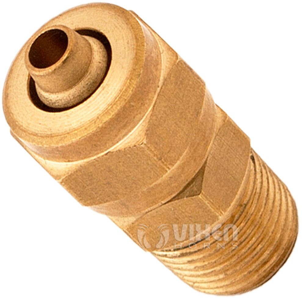 VIXEN HORNS VXA7718 1/8" NPT MALE COMPRESSION FITTING FOR 3/8" OD HOSE image 0