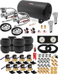 VIXEN AIR VXX3804PW/4863DCF AIR SUSPENSION KIT FOR TRUCK/CAR BAG/AIR RIDE/SPRING. ON BOARD SYSTEM, DUAL 200PSI COMPRESSOR, 6 GALLON TANK image 0