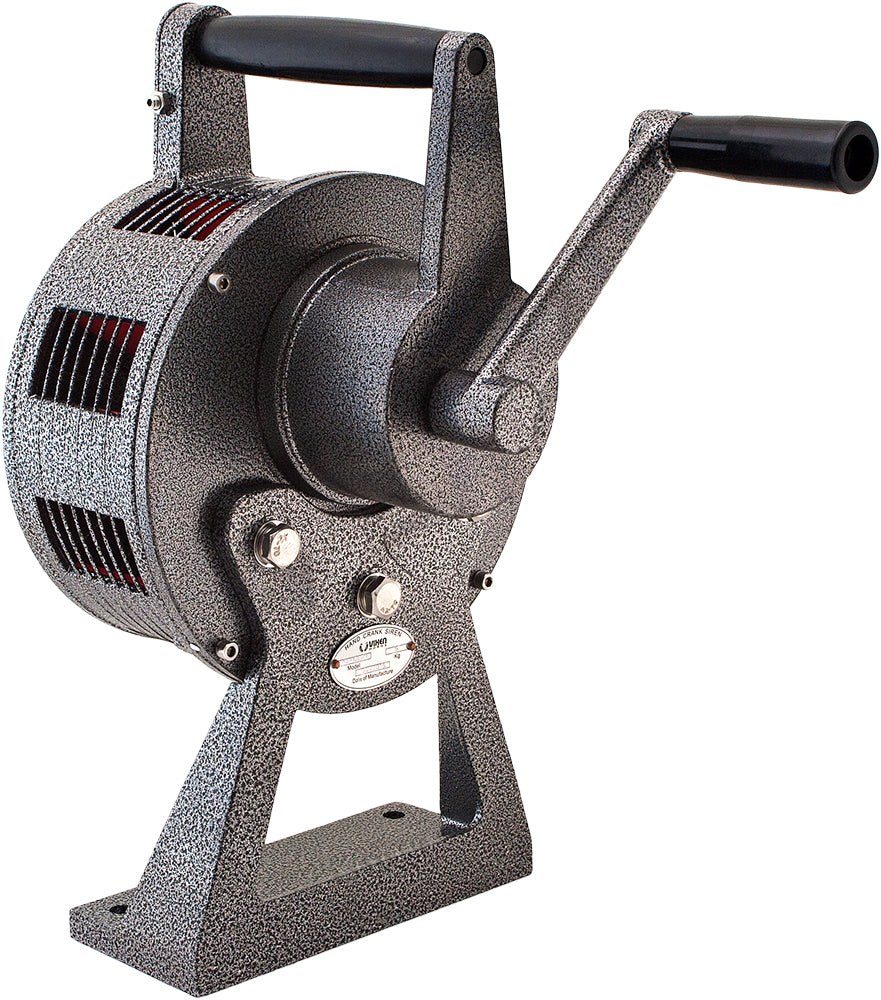 VIXEN HORNS VXS-1200M HEAVY DUTY HAND CRANK ALARM AIR RAID SIREN