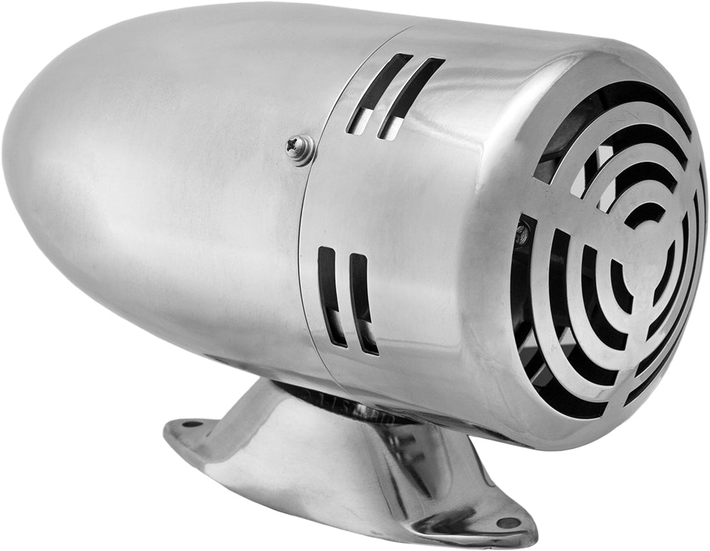 VIXEN HORNS VXS-9070S OLD FASHION MOTOR DRIVEN STAINLESS STEEL SIREN CHROME COLOR image 0