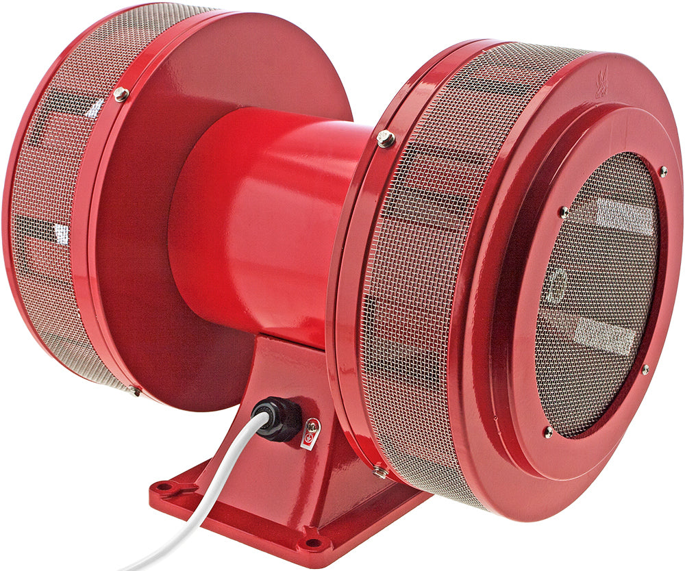 VIXEN HORNS VXS-2245AR INDUSTRIAL ELECTRIC MOTOR SIREN 220V RED image 1