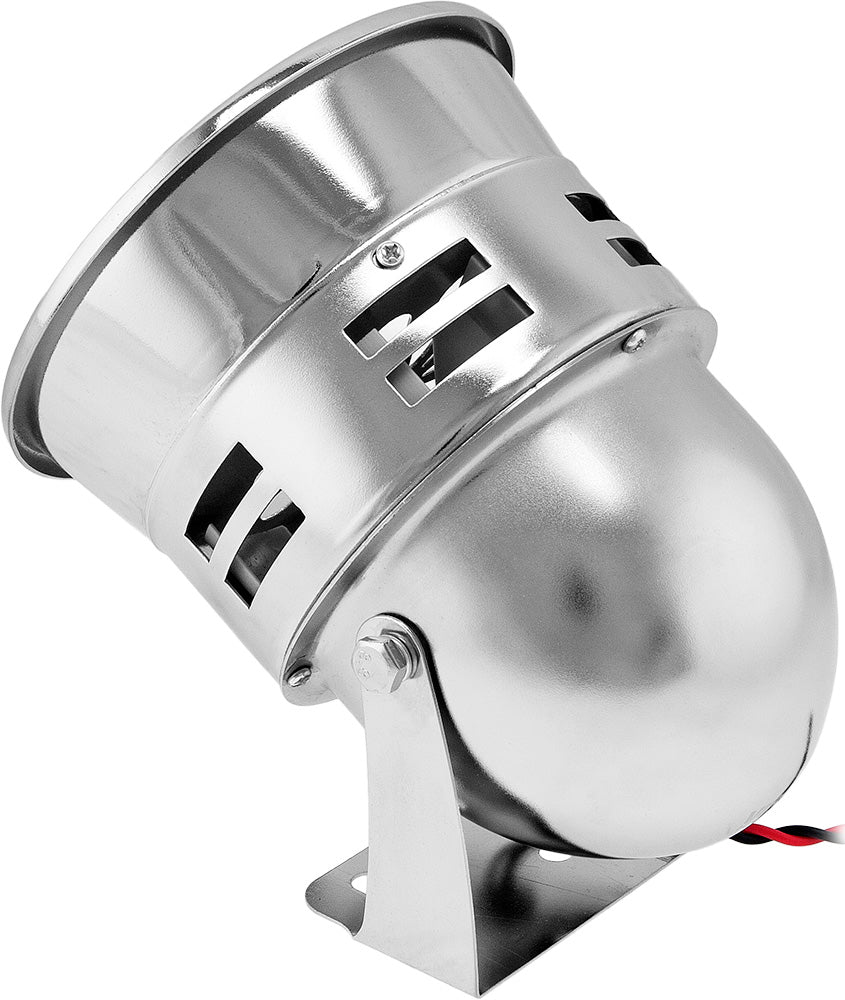 VIXEN HORNS VXS4006C MOTOR DRIVEN ELECTRIC SIREN CHROME PLATED image 1