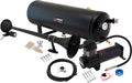 VIXEN HORNS VXO8330B/1164B SINGLE TRUMPET TRAIN AIR HORN BLACK WITH 3 GALLON TANK AND 200 PSI COMPRESSOR image 0