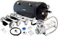 VIXEN HORNS VXO8350/4124C QUAD TRUMPET TRAIN AIR HORN CHROME PLATED WITH 5 GALLON TANK AND 200 PSI COMPRESSOR image 0