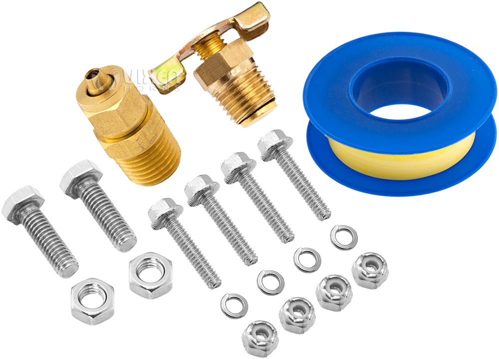 VIXEN HORNS VXO8705B 0.5 GALLON AIR TANK WITH 150 PSI AIR COMPRESSOR ONBOARD AIR SYSTEM image 9