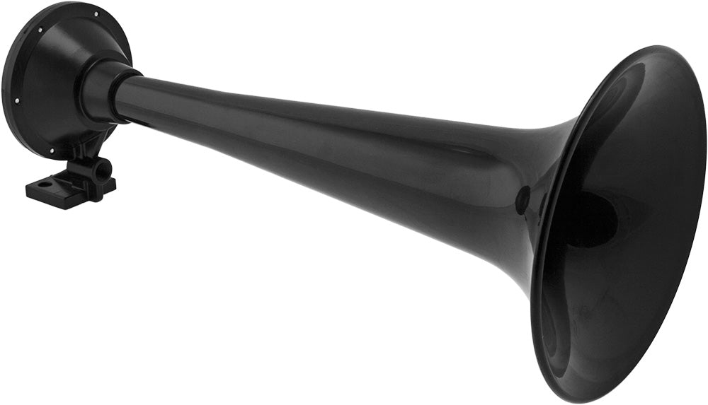 VIXEN HORNS VXO8330/4901B QUAD TRUMPET ABS TRAIN AIR HORN BLACK WITH 3 GALLON TANK AND 200 PSI COMPRESSOR image 1