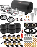VIXEN AIR VXX3804PB/4863DCF AIR SUSPENSION KIT FOR TRUCK/CAR BAG/AIR RIDE/SPRING. ON BOARD SYSTEM, DUAL 200PSI COMPRESSOR, 6 GALLON TANK image 0