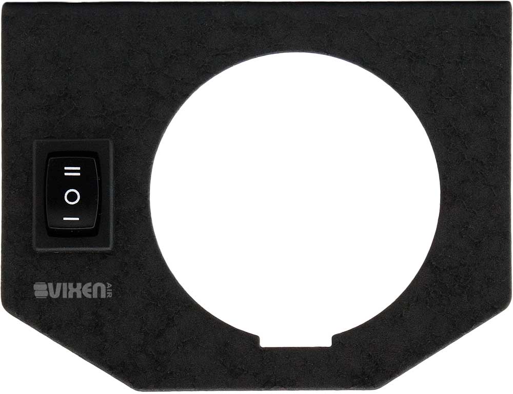 VIXEN AIR VXF0G4012B 1/2" NPT ELECTRIC AIR VALVE (SOLENOID) 250PSI 12V (2-PACK) WITH 1 SINGLE NEEDLE GAUGE/1 SWITCH DASH PANEL KIT BLACK image 7