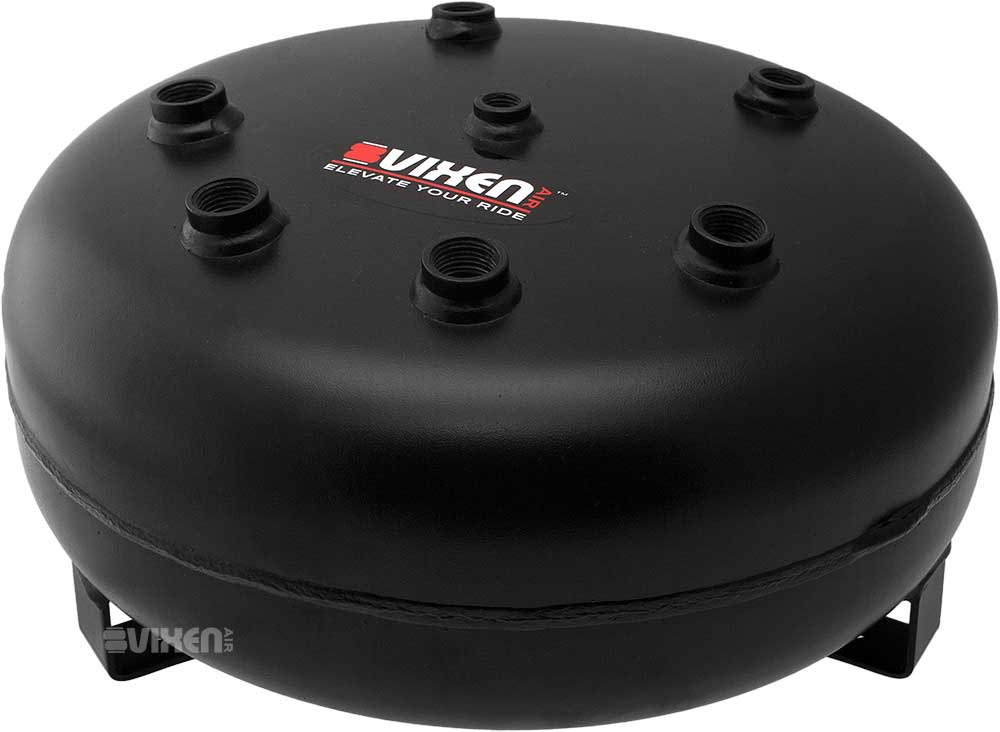 VIXEN AIR VXX1208FW/4840C AIR SUSPENSION KIT FOR TRUCK/CAR BAG/AIR RIDE/SPRING. ON BOARD SYSTEM, 200PSI COMPRESSOR, 4 GALLON TANK image 2