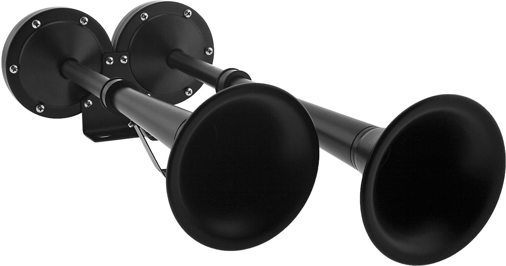 VIXEN HORNS VXH2112MAR-B/P MARINE GRADE STAINLESS STEEL ELECTRIC AIR HORN WITH COVERS BLACK image 3