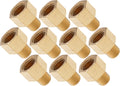 VIXEN HORNS VXA1438-10 1/4" NPT MALE TO 3/8" NPT FEMALE BRASS THREAD EXPANDER FITTING (10 PACK) image 0
