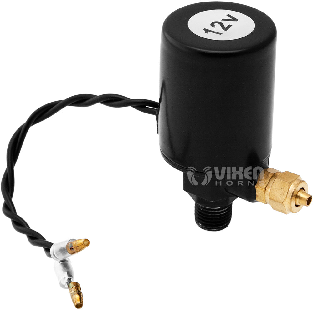 VIXEN HORNS VXA7164B 12V ELECTRIC AIR VALVE BLACK image 0