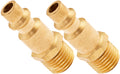 VIXEN AIR VXP14QSM-2 1/4" NPT MALE QUICK CONNECT STUD (2 PACK) image 0