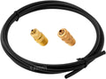 VIXEN HORNS VXK8101 3/8" OD NYLON/PLASTIC HOSE (25 FT) WITH 1/4" NPT AND 1/8" NPT BRASS COMPRESSION FITTING image 0