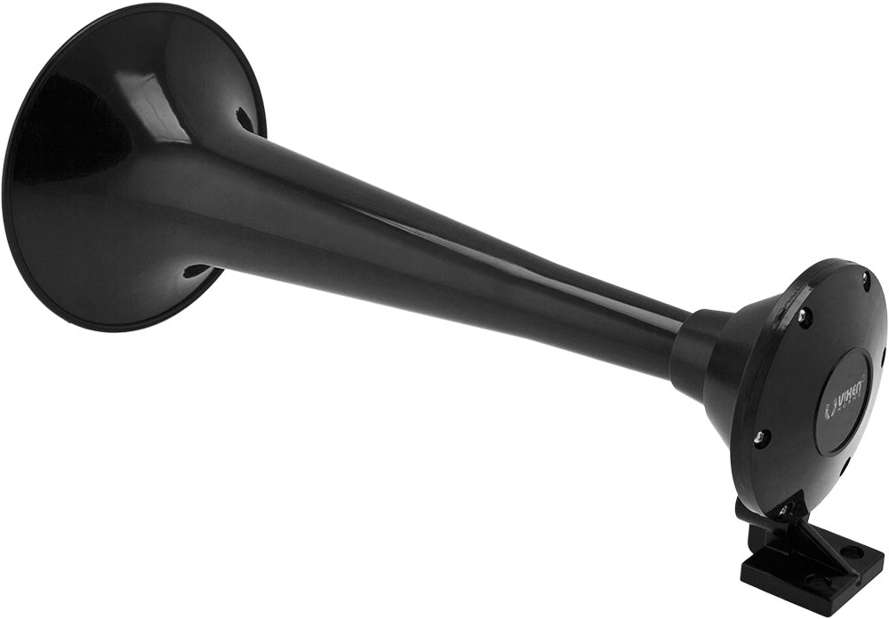 VIXEN HORNS VXO8330/4901B QUAD TRUMPET ABS TRAIN AIR HORN BLACK WITH 3 GALLON TANK AND 200 PSI COMPRESSOR image 2