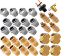 VIXEN AIR VXK1207 SET OF FITTINGS FOR EIGHT 1/2" NPT AIR VALVES USING 1/2" AND 1/4" OD AIR LINES, PRESSURE SWITCH INCLUDED image 0