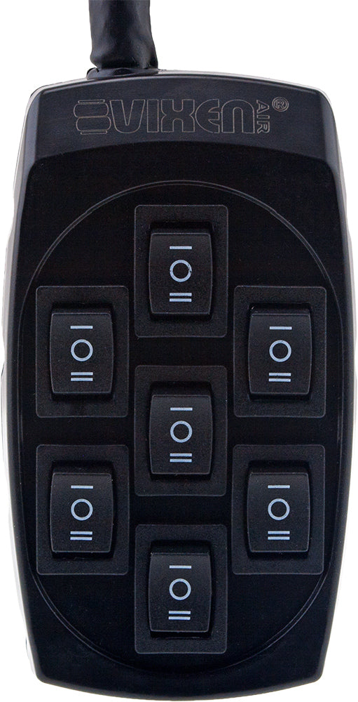 VIXEN AIR VXF4CM14BPRO 12V 1/4" NPT SUSPENSION MANIFOLD WITH 7-SWITCH CONTROLLER image 3