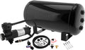 VIXEN AIR VXO4852AB 6 GALLON ALUMINUM AIR TANK BLACK WITH 200 PSI AIR COMPRESSOR ONBOARD AIR SYSTEM image 0
