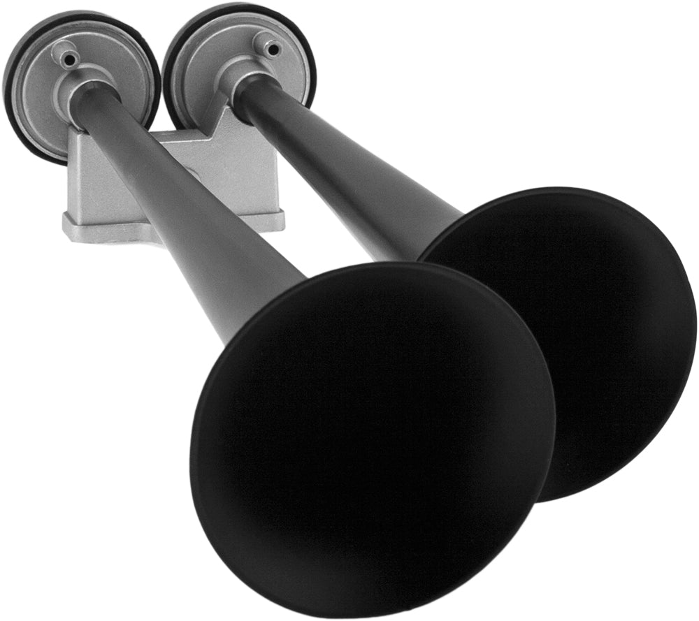 VIXEN HORNS VXH2112B/P DUAL TRUMPET TRAIN AIR HORN KIT WITH COVERS BLACK image 3