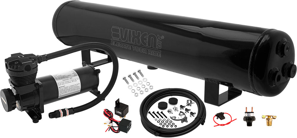 VIXEN AIR VXO4841AB 4 GALLON ALUMINUM AIR TANK WITH 200 PSI AIR COMPRESSOR ONBOARD AIR SYSTEM image 0