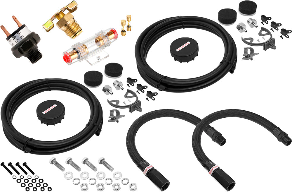 VIXEN AIR VXO8852DAB 6 GALLON ALUMINUM AIR TANK BLACK WITH DUAL CYLINDER 300 PSI AIR COMPRESSOR ONBOARD AIR SYSTEM image 7