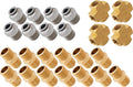VIXEN AIR VXK1220 SET OF FITTINGS FOR EIGHT 1/2" NPT AIR VALVES USING 3/8" OD AIR LINES image 0