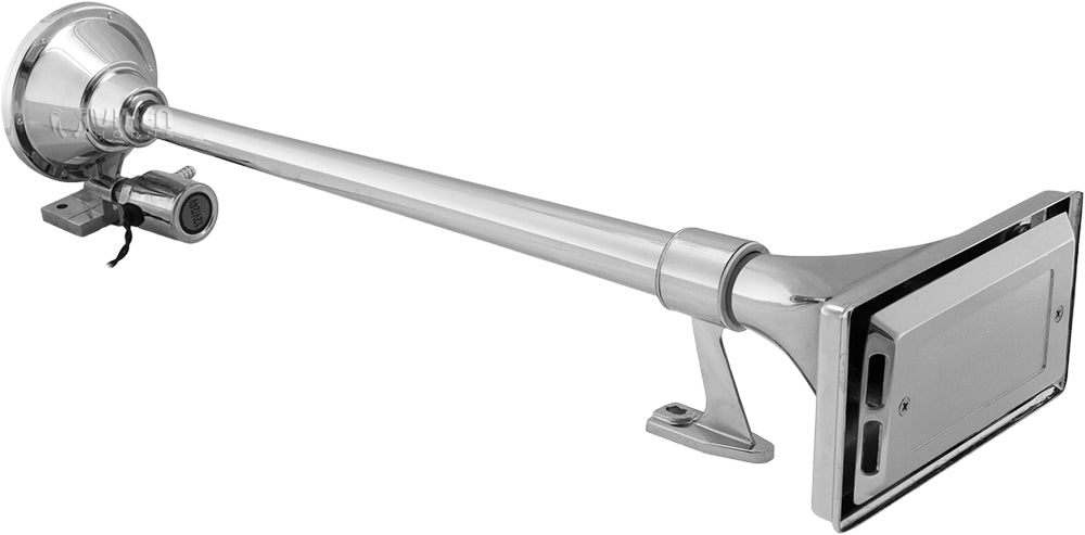 VIXEN HORNS VXH1264X2SEMI TRUCK SINGLE AIR HORN CHROME PLATED (DUAL PACK) image 1