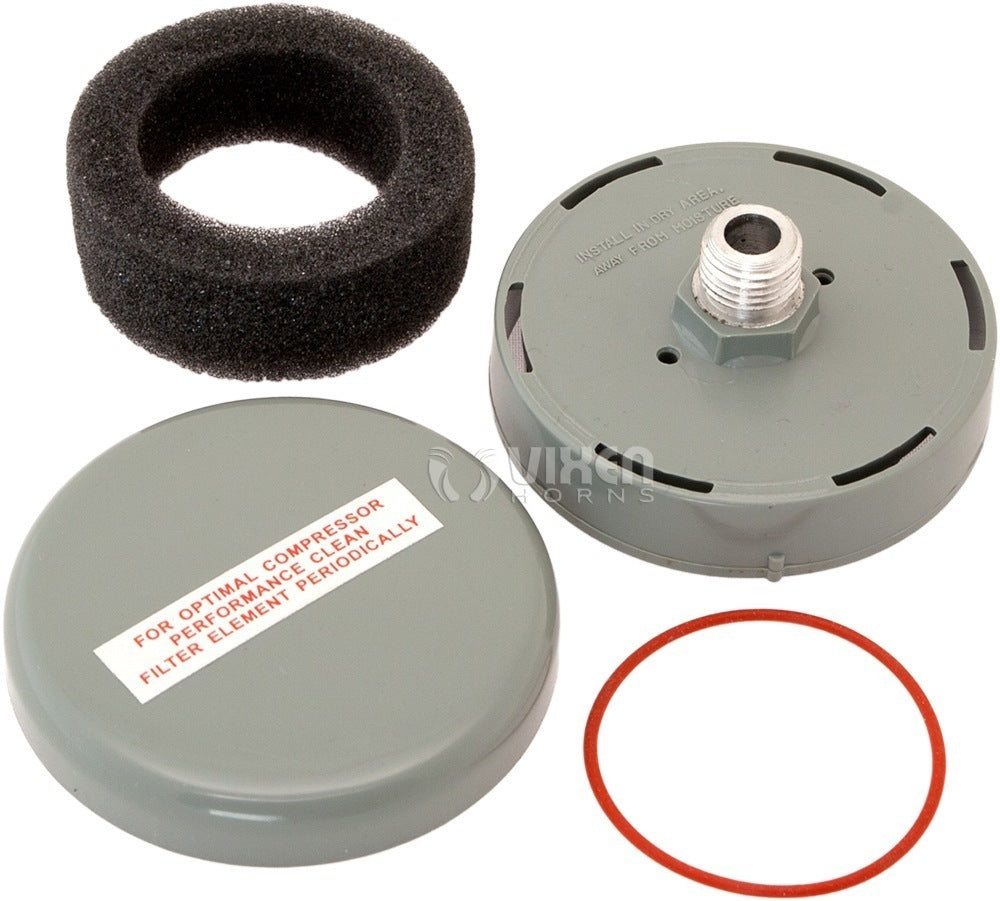 VIXEN HORNS VXO8350/1164Y SINGLE TRUMPET TRAIN AIR HORN CHROME PLATED WITH 5 GALLON TANK AND 200 PSI COMPRESSOR image 8