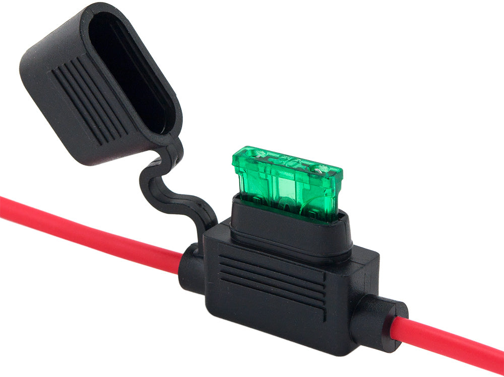 VIXEN HORNS VXA7030 IN-LINE STANDARD ATO BLADE 30A FUSE WITH WATERPROOF HOLDER (10 PACK) image 2