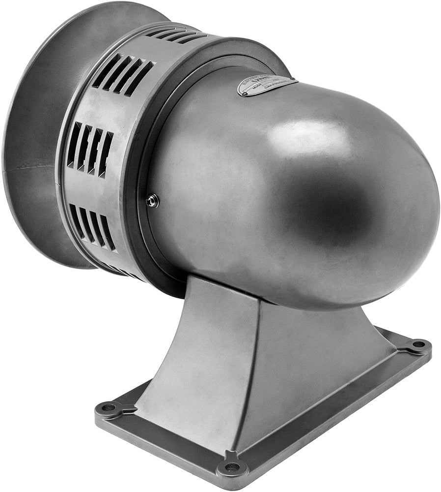 VIXEN HORNS VXS-8200 INDUSTRIAL ELECTRIC MOTOR SIREN 110V SILVER image 1