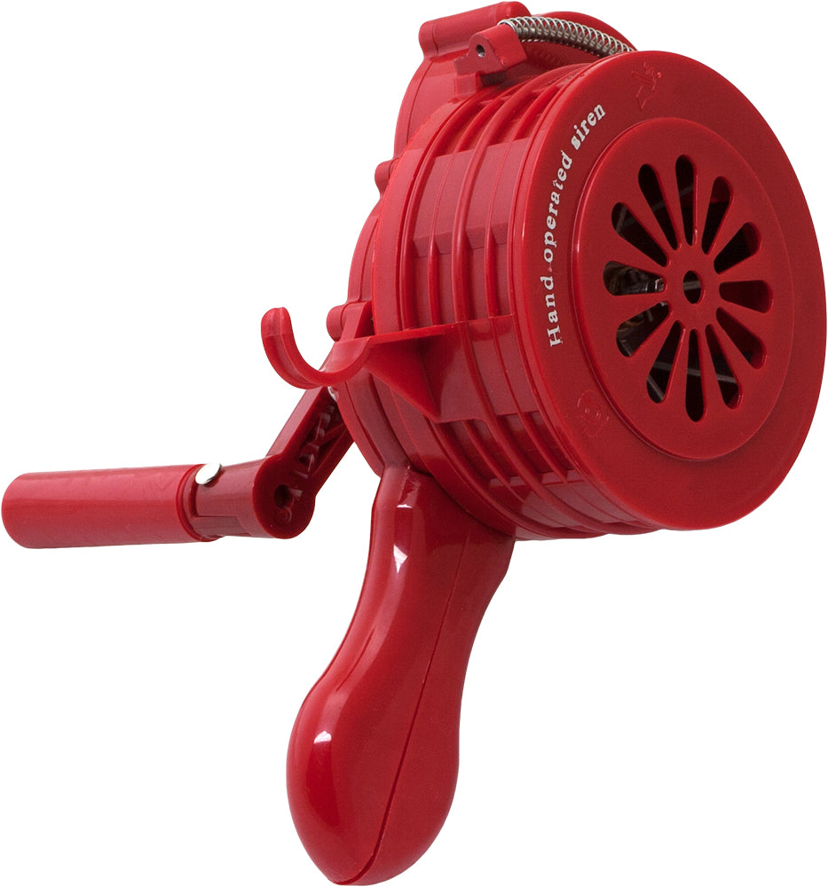 VIXEN HORNS VXS-1000P PLASTIC HAND CRANK SIREN RED image 0