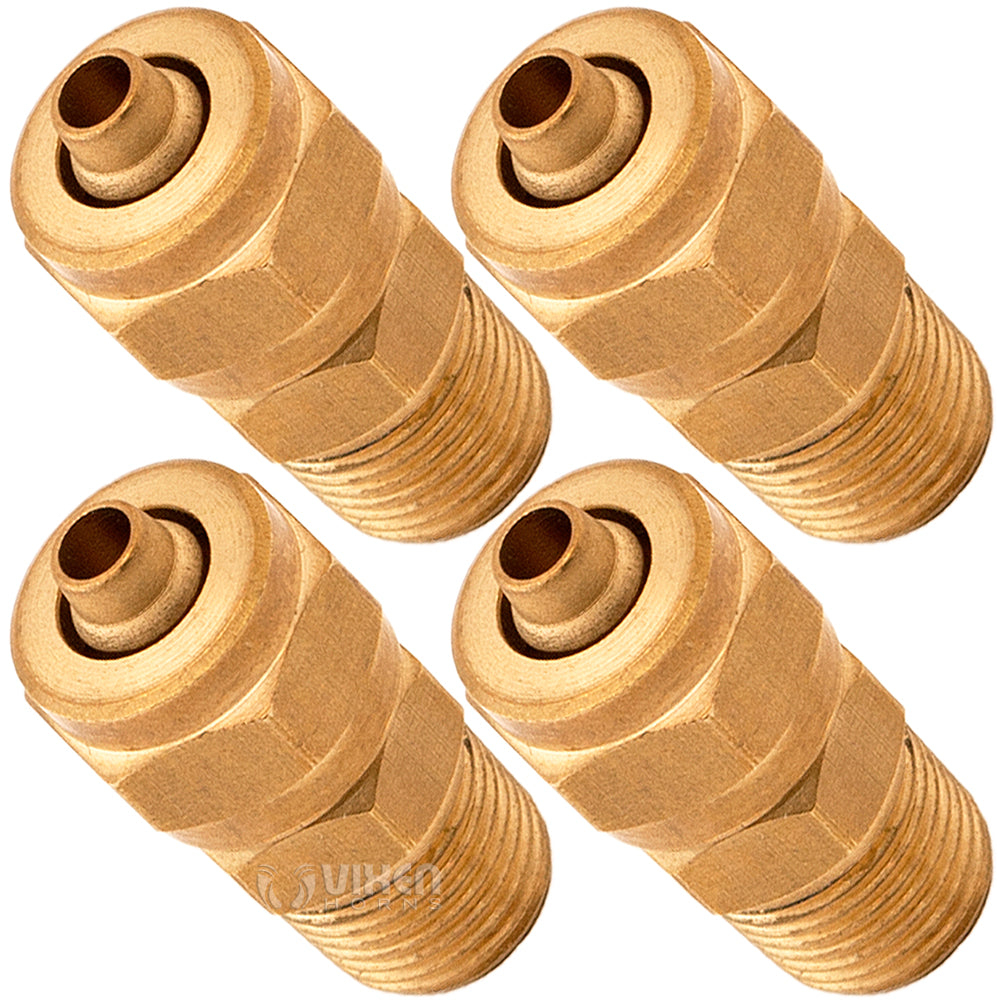 VIXEN HORNS VXA7718-4 1/8" NPT MALE COMPRESSION FITTING FOR 3/8" OD HOSE (4 PACK) image 0