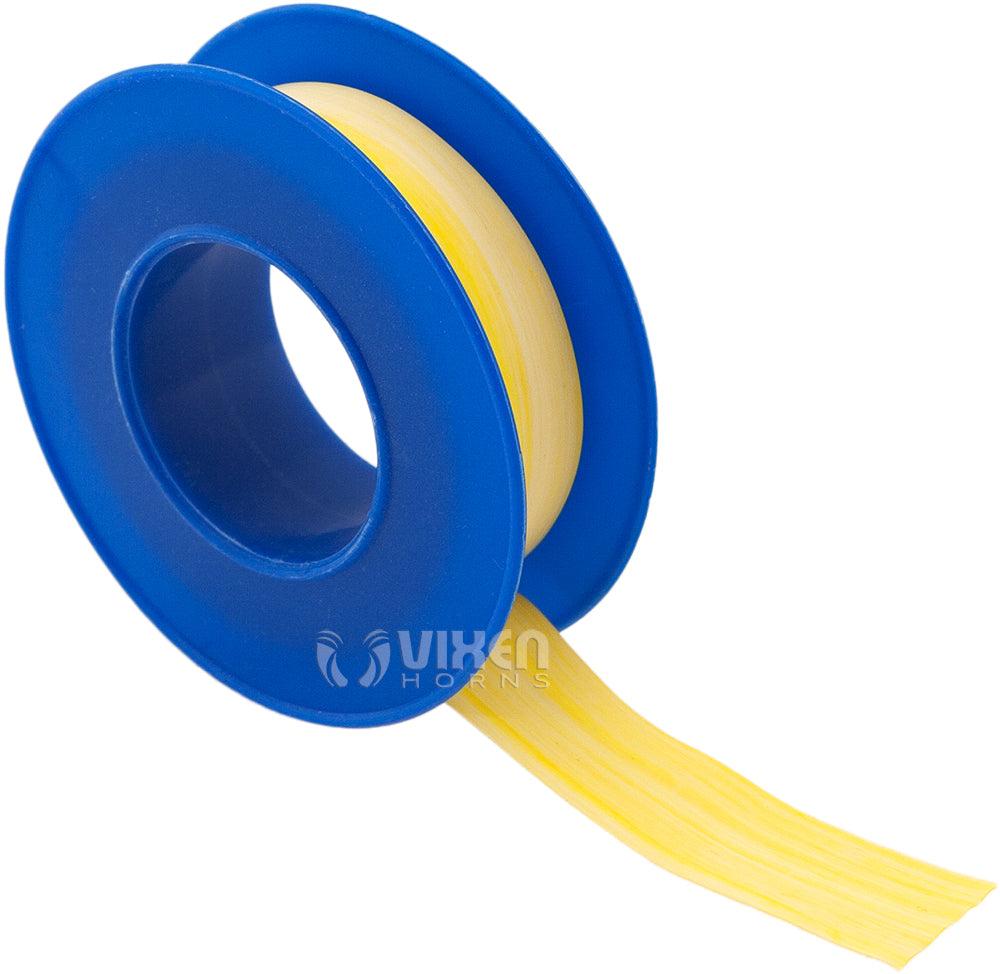 VIXEN HORNS VXA7125 YELLOW PTFE THREAD SEALANT TAPE 12MM X 5 METERS image 0