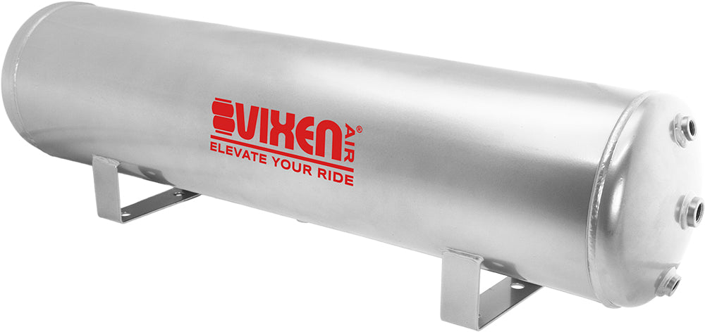 VIXEN AIR VXO4852GC 5 GALLON STEEL AIR TANK SILVER WITH 200 PSI AIR COMPRESSOR ONBOARD AIR SYSTEM image 4