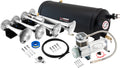 VIXEN HORNS VXO8115/4124C QUAD TRUMPET TRAIN AIR HORN CHROME PLATED WITH 1.5 GALLON TANK AND 150 PSI COMPRESSOR image 0