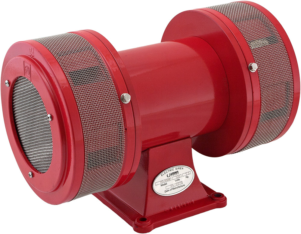 VIXEN HORNS VXS-1450AR INDUSTRIAL ELECTRIC MOTOR SIREN 110V RED image 0