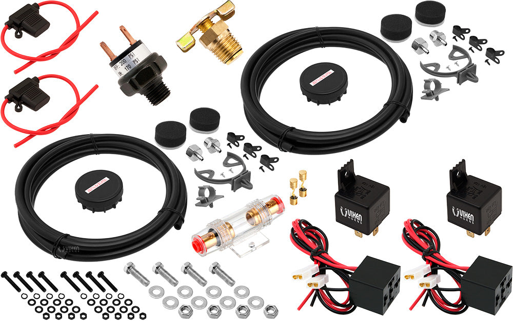 VIXEN AIR VXO4852DB 5 GALLON STEEL AIR TANK WITH DUAL 200 PSI AIR COMPRESSOR ONBOARD AIR SYSTEM image 7