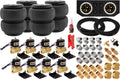 VIXEN AIR VXK1204FB 1/2" NPT AIR RIDE SUSPENSION HIGH FLOW AIR VALVES WITH FOUR AIR SPRINGS, PRESSURE SWITCH, GAUGE DASH PANEL, HOSES AND FITTINGS image 0