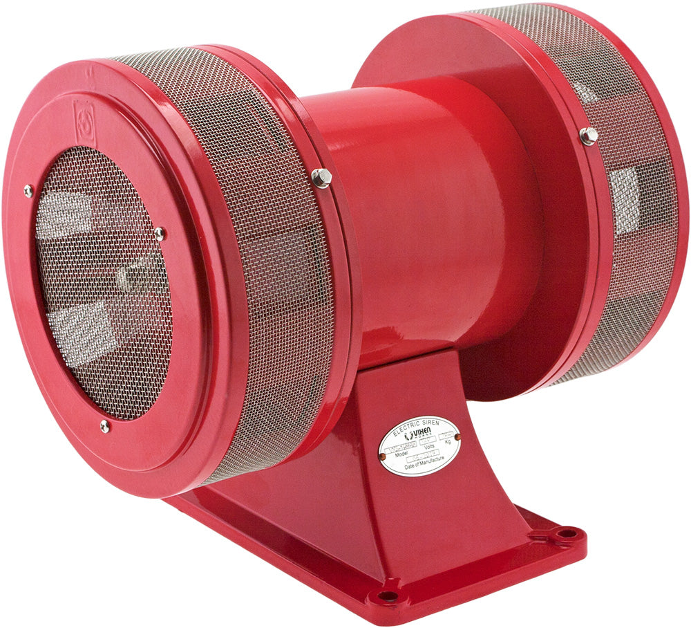 VIXEN HORNS VXS-1488AR INDUSTRIAL ELECTRIC MOTOR SIREN 110V RED image 0