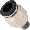 VIXEN HORNS VXA7318 1/8" NPT MALE PUSH TO CONNECT STRAIGHT PNEUMATIC FITTING FOR 3/8" OD HOSE image 0
