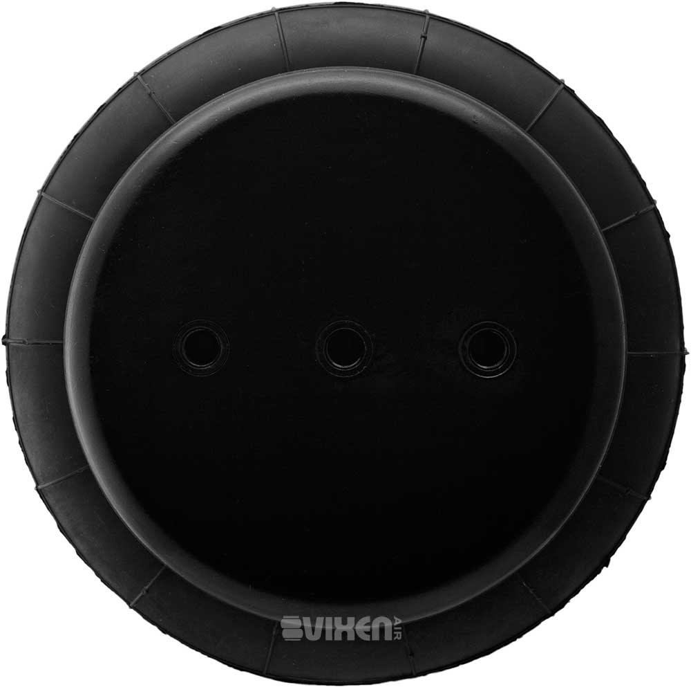 VIXEN AIR VXD2614S 1/2" NPT SINGLE AIR PORT SUSPENSION AIR SPRING/AIR BAG DUAL PACK WITH FITTINGS, SCHRADER VALVES AND 20FT HOSE image 3